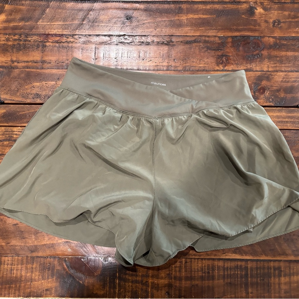 Maurices Women's Athletic Shorts in Olive